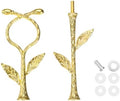 2 Tiers Cake Tray Stand Handle Metal Cake Stands Holder Cupcake Dessert Plate Hardware Fitting Holder Rod Stand