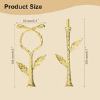2 Tiers Cake Tray Stand Handle Metal Cake Stands Holder Cupcake Dessert Plate Hardware Fitting Holder Rod Stand, alternate
