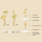2 Tiers Cake Tray Stand Handle Metal Cake Stands Holder Cupcake Dessert Plate Hardware Fitting Holder Rod Stand, alternate