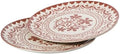 2-Time Oprah’s Favorite Things - Valencia Flor 2 Piece 13” Serving Platter Set, Stoneware Platters