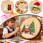 2 Wood Slices 11-13in, Large Slabs for Wedding DIY, alternate view 5