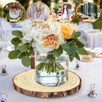2 Wood Slices 8-9in, Large Slabs for Wedding DIY, alternate view 2
