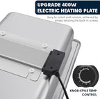 2 x 4.5QT Electric Chafing Dish, Half Size Buffet Warmer Set, alternate view 6
