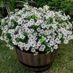 20 Bundles Artificial Flowers for Outdoor, Fake Plants Spring Decor, White in White