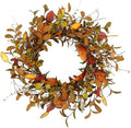 20" Fall Wreath for Front Door, Eucalyptus, Berry and Magnolia