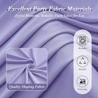 20 ft x 10 ft Wrinkle Free Lavender Backdrop Curtain for Parties, Polyester Light Purple Photo Backdrop Drapes 4, alternate