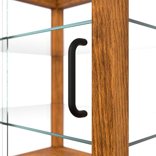 20 in. 3-Tier Light Wood Countertop Dry Bakery Display Case, Pastry, Cake and Cookie Display with Tempered Glass, alternate