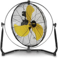 20 Inch 2-in-1 Floor Fan Wall Mounted Fan, High Velocity Industrial Fans, Shop Fan 720 Degrees Tilting for