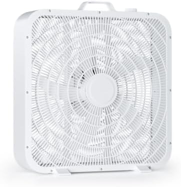 20 Inch Box Fan 3-Speed 2000 CFM with Carry Handle