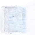20 Inch Box Fan with Carry Handle, Portable Powerful and Quiet 3-speed Floor Fan with Protection Net, Durable