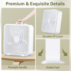 20 Inch Box Fan with Carry Handle, Portable Powerful and Quiet 3-speed Floor Fan with Protection Net, Durable, alternate view