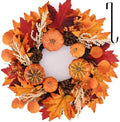 20 Inch Fall Wreaths Decorations Maples Autumn Wreath with Hanger
