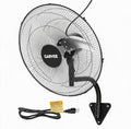 20 Inch Oscillating Wall Fan,3800 CFM Industrial Wall Mounted Fan in Black