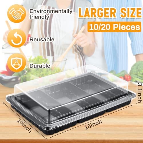 20 Pack 15 x 10 Inch 3 Section Large Charcuterie Board with Lid in 15 x 10 Inch in black, alternate view 3