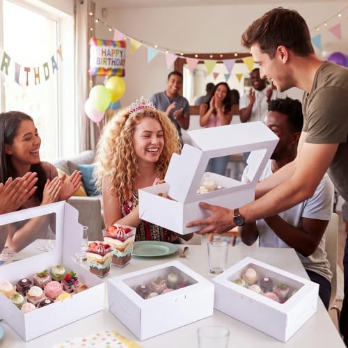 20 Pack Dessert Shooter Box with Window, 12 Count 3 oz, White in 12 Count 3 oz in White, alternate view 7