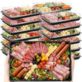 20 Pack Extra Large Charcuterie Board with Lids in Black