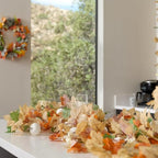 20 Pack Fall Garland, 118Ft Artificial Autumn Maple Leaves Vines Thanksgiving Halloween Harvest Decor for, alternate view 5