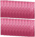 20 Pack Foil Curtain Backdrop Pink Metallic Tinsel Foil Fringe Curtains Photo Booth Props for Birthday Wedding