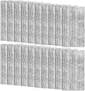 20 Pack Foil Curtain Backdrop Silver Metallic Tinsel Foil Fringe Curtains Photo Booth Props for Birthday Wedding