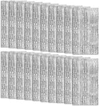 20 Pack Foil Curtain Backdrop Silver Metallic Tinsel Foil Fringe Curtains Photo Booth Props for Birthday Wedding
