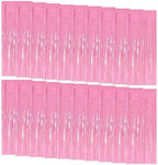 20 Pack Foil Curtain Pink Backdrop Streamers Metallic Tinsel Fringe Curtains Photo Booth Props for Birthday