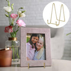 20 Pack Plate Stands for Display, Metal Photo Frame, Brass Gold in Black, alternate view 4