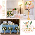 20 Pcs 22.8 Inch High Metal Flower Stand, Wedding Gold Centerpieces for Table, Floral Stand Elegant Vase Holder, alternate