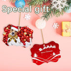 20 pcs 3.9" × 2.8" Metal Sublimation Ornament Blank, Double Sided Sublimation Ornaments, Sublimation Christmas, alternate