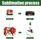 20 pcs 3.9" × 2.8" Metal Sublimation Ornament Blank, Double Sided Sublimation Ornaments, Sublimation Christmas, alternate