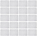 20 PCS Artificial Flower Wall Panel 24" x 16" Faux Flowers Wall Decoration White Hydrangea Flower Panels Wall