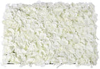 20 PCS Artificial Flower Wall Panel 24" x 16" Faux Flowers Wall Decoration Miky-White Hydrangea Flower Panels, alternate view