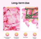 20 PCS Flower Wall Panel 24"x16" Artificial Flowers Wall Decoration Decorative Hydrangea Flower Panels for Home, alternate