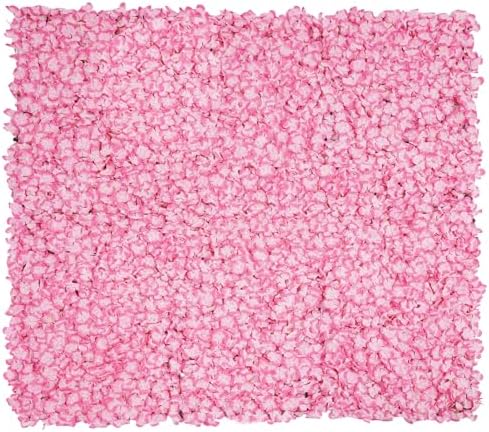20 PCS Flower Wall Panel 24"x16" Artificial Flowers Wall Decoration Decorative Hydrangea Flower Panels for Home, alternate
