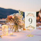 20 Pcs Gold Table Number Holders, 2.5-Inch Place Card Holders With Widened Base, Wire Photo Stands for Tables, alternate view