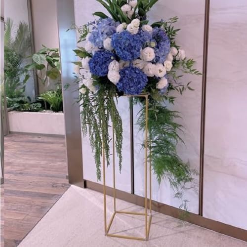 20 Pcs Wedding Flower Centerpiece, Centerpieces for Table Wedding, Flower Stand for Wedding, Gold Vase Metal, alternate view