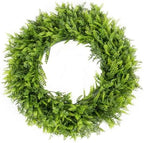 20'' Spring Wreath for Front Door with Artificial Flowers Green Leaves, Floral Wall Decor for Farmhouse Home