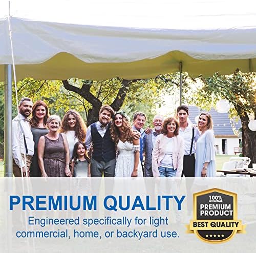 20' x 30' Weekender Pole Canopy, White Top, alternate view 3
