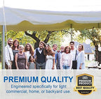20' x 30' Weekender Pole Canopy, White Top, alternate view 3