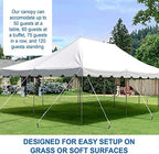 20' x 30' Weekender Pole Canopy, White Top, alternate view 4