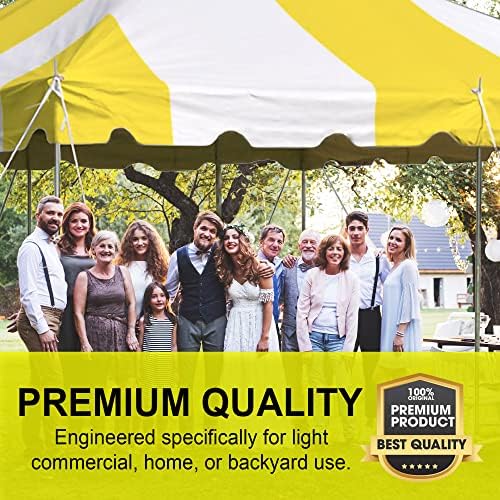 20'x20' Weekender Standard Canopy Pole Tent - Easy Up Canopy Tent with 80 Person Capacity - Outdoor Canopies for, alternate