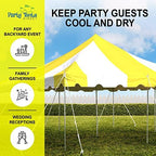 20'x20' Weekender Standard Canopy Pole Tent - Easy Up Canopy Tent with 80 Person Capacity - Outdoor Canopies for, alternate