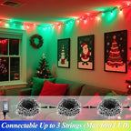 200 LED Christmas Lights Color Changing, 35 Colors 66FT Halloween String Lights with Remote Timer, Connectable, alternate