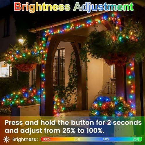 200 LED Connectable String Lights with Remote, Cool White to Multicolor, alternate view 3
