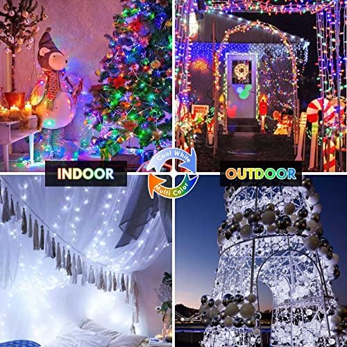 200 LED Connectable String Lights with Remote, Cool White to Multicolor, alternate view 5