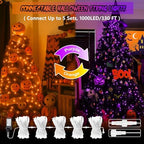 200 LED Connectable String Lights with Remote, Halloween Lights Outdoor, alternate view 2