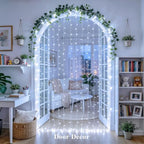 200 LED Curtain Lights Battery Operated & USB Plug in, alternate view 6