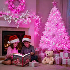 200 LED Pink Lights for Room Decor, Pink String Halloween Lights, alternate view 5