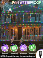 200 LED Smart RGB Color Changing String Lights APP & Remote for Halloween, alternate view 6