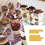 200 Pcs Mini Dessert Cups with Spoons, Clear in Clear, alternate view 4