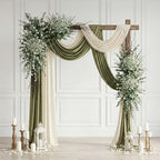 200 Pcs Mixed Greenery Artificial Eucalyptus Stems, Baby Breath Artificial Flowers Bulk and Eucalyptus Leaves, alternate view